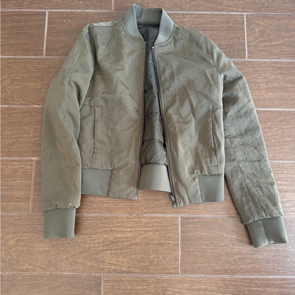Lululemon reversible Olive Bomber Jacket